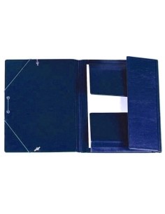 CARPETA SOLAP.IBER.PVC 4º AZUL